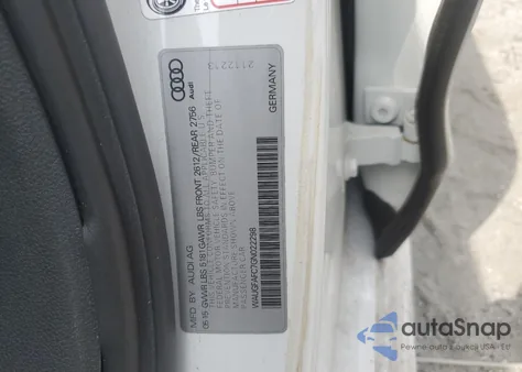 2016 Audi A6 Premium Plus из США, поврежденный, VIN WAUGFAFC7GN022298